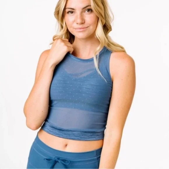 Zyia XS Mesh Top XS Crop Top - Picture 2 of 7